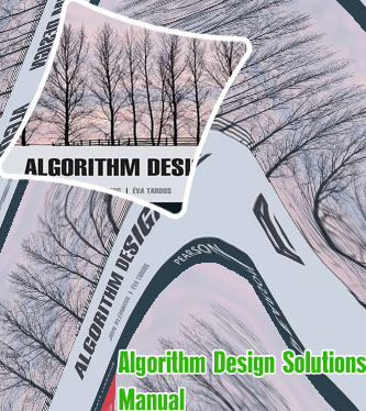 Algorithm design by jon kleinberg and eva tardos solutions
