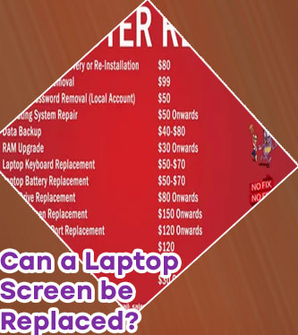 Computer screen repair cost