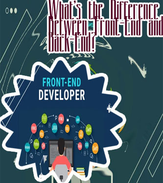 Front end and back end in web development